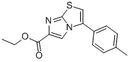 3-(4-METHYLPHENYL)IMIDAZO[2,1-B]THIAZOLE-6-CARBOXYLIC ACID ETHYL ESTER Struktur