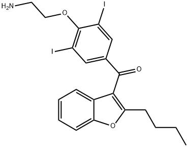 di-N-desethylamiodarone Struktur