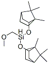 methoxymethylbis[(1,7,7-trimethylbicyclo[2.2.1]hept-2-yl)oxy]silane Struktur