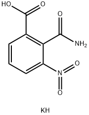 2-(Aminocarbonyl)-3-nitrobenzoic Acid Potassium Salt Struktur