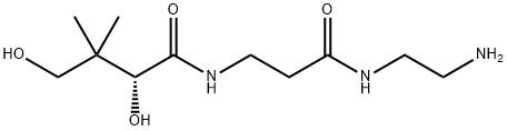 (R)-N-(3-((2-Aminoethyl)amino)-3-oxopropyl)-2,4-dihydroxy-3,3-dimethylbutanamide Struktur