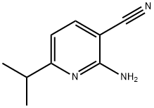 3-Pyridinecarbonitrile,  2-amino-6-(1-methylethyl)- Struktur