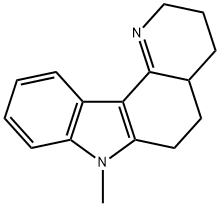 2H-Pyrido[3,2-c]carbazole,  3,4,4a,5,6,7-hexahydro-7-methyl- Struktur