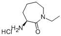 (S)-3-AMINO-1-ETHYL-AZEPAN-2-ONE HCL Struktur