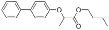 butyl 2-(4-phenylphenoxy)propanoate Struktur