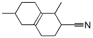 1,2,3,4,5,6,7,8-octahydro-1,6-dimethylnaphthalene-2-carbonitrile Struktur