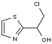 2-Thiazolemethanol,  -alpha--(chloromethyl)- Struktur