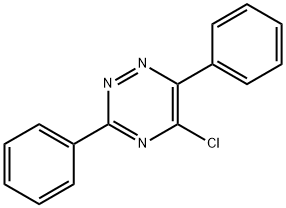 5-CHLORO-3,6-DIPHENYL-1,2,4-TRIAZINE Struktur