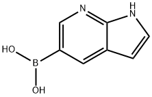 1H-PYRROLO[2,3-B]PYRIDIN-5-YLBORONIC ACID Struktur