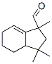 3a,4,5,6-tetrahydro-1,3,3-trimethylindancarbaldehyde Struktur