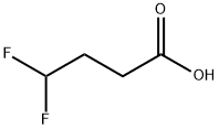 4,4-Difluorobutanoic acid Struktur