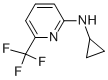 Cyclopropyl-(6-trifluoromethyl-pyridin-2-yl)-amine Struktur