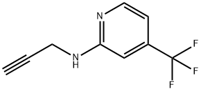 Prop-2-ynyl-(4-trifluoromethyl-pyridin-2-yl)-amine Struktur