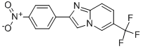 2-(4-Nitro-phenyl)-6-trifluoromethy
l-imidazo[1,2-a]pyridine Struktur