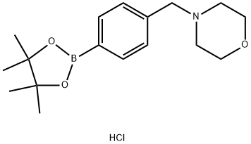 4-(4-MORPHOLINOMETHYL)-PHENYLBORONIC ACID PINACOL ESTER HYDROCHLORIDE price.