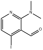 2-(N,N-Dimethylamino)-3-formyl-4-iodopyridine Struktur