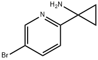 1-(5-broMopyridin-2-yl)cyclopropanaMine Struktur