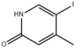 5-iodo-4-Methylpyridin-2-ol Struktur