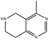 4-METHYL-5,6,7,8-TETRAHYDROPYRIDO[4,3-D]PYRIMIDINE Struktur