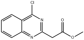 Methyl 2-(4-chloroquinazolin-2-yl)acetate Struktur