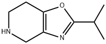 2-ISOPROPYL-4,5,6,7-TETRAHYDRO[1,3]OXAZOLO[4,5-C]PYRIDINE Struktur