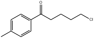 5-CHLORO-1-(4-METHYLPHENYL)-1-OXOPENTANE Struktur