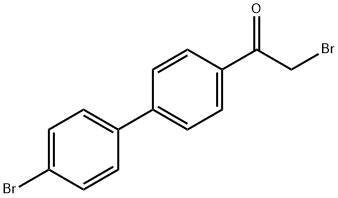 2-BROMO-1-(4''-BROMO-1,1''-BIPHENYL-4-YL)ETHANONE Struktur