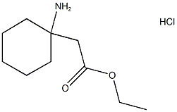 ethyl (1-aminocyclohexyl)acetate hydrochloride Struktur