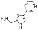 1H-Imidazole-2-methanamine,  5-(3-pyridinyl)- Struktur