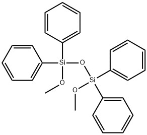 1,1,3,3, TETRAPHENYL DIMETHOXY DISILOXANE Struktur