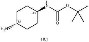 Trans-N-BOC-1,4-CYCLOHEXANEDIAMINE-HCl Struktur