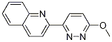 2-(6-methoxypyridazin-3-yl)quinoline Struktur