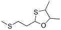 4,5-Dimethyl-2-(2-(methylthio)ethyl)-1,3-oxathiolane Struktur