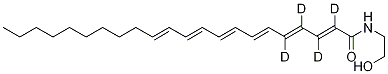 Docosahexaenoyl Ethanolamide-d4 Struktur