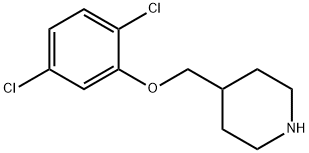 4-[(2,5-DICHLOROPHENOXY)METHYL]PIPERIDINE Struktur