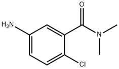 5-amino-2-chloro-N,N-dimethylbenzamide Struktur