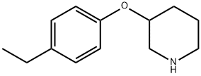 3-(4-ETHYLPHENOXY)PIPERIDINE Struktur