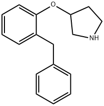 3-(2-BENZYLPHENOXY)PYRROLIDINE Struktur