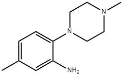 5-METHYL-2-(4-METHYL-1-PIPERAZINYL)ANILINE Struktur