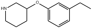 3-(3-ETHYLPHENOXY)PIPERIDINE Struktur