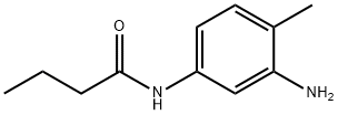 N-(3-amino-4-methylphenyl)butanamide Struktur