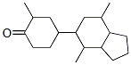 2-methyl-4-(octahydro-4,7-dimethyl-1H-inden-5-yl)cyclohexan-1-one Struktur