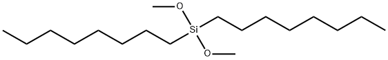 di-n-octyldimethoxysilane Struktur