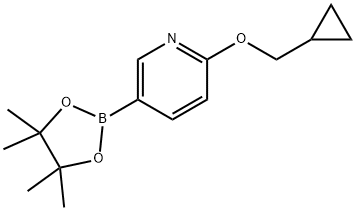 2-(CYCLOPROPYLMETHOXY)-5-(4,4,5,5-TETRAMETHYL-1,3,2-DIOXABOROLAN-2-YL)PYRIDINE price.