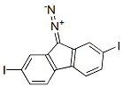 2,7-diiodo-9-diazofluorene Struktur