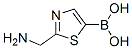 Boronic  acid,  B-[2-(aminomethyl)-5-thiazolyl]- Struktur