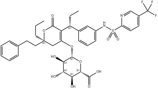 Tipranavir Glucuronide Struktur