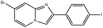 7-Bromo-2-(4-iodo-phenyl)-imidazo[1,2-a]pyridine Struktur