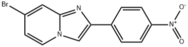 7-Bromo-2-(4-nitro-phenyl)-imidazo[1,2-a]pyridine Struktur