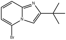 5-Bromo-2-tert-butyl-imidazo[1,2-a]pyridine Struktur